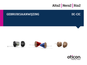oticon RITE Nera2 Gebruiksaanwijzing