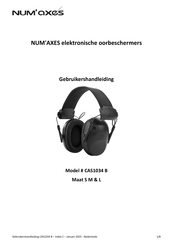 Num'axes CAS1034 B Gebruikershandleiding