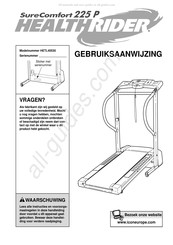 Healthrider SureComfort 225 P Gebruiksaanwijzing