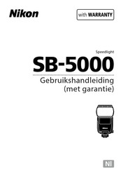 Nikon Speedlight SB-5000 Gebruikshandleiding