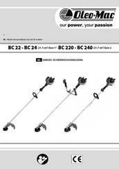 Oleo-Mac BC 220 Gebruiks- En Onderhoudshandleiding