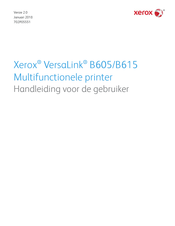 Xerox VersaLink B605 Handleiding Voor De Gebruiker