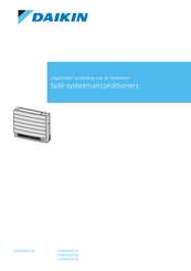 Daikin CVXM20A2V1B Uitgebreide Handleiding Voor De Installateur