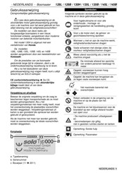 Solo 135L Gebruiksaanwijzing