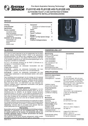 System Sensor FL0111E-HS Beknopte Installatiehandleiding