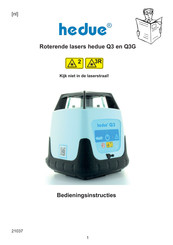 Hedue Q3G Bedieningsinstructies