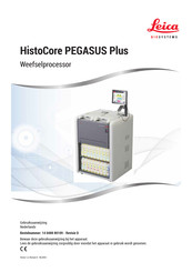Leica BIOSYSTEMS HistoCore PEGASUS Plus Gebruiksaanwijzing