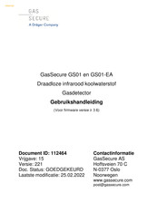 Dräger GasSecure GS01-EA Gebruikshandleiding