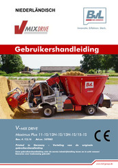 BVL V-MIX DRIVE Maximus Plus 15-1S Gebruikershandleiding