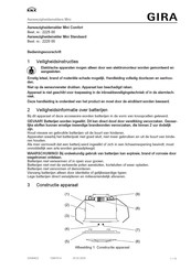 Gira KNX 2220 00 Bedieningsvoorschrift