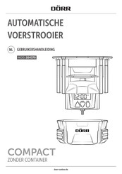 Dörr COMPACT ZONDER CONTAINER Gebruikershandleiding