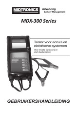 Midtronics MDX-300 Series Gebruikershandleiding