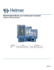 HELMER SCIENTIFIC i Series Bedieningshandboek