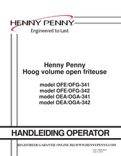 Henny Penny OEA-342 Handleiding