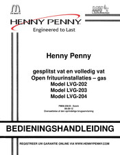 Henny Penny LVG-204 Bedieningshandleiding