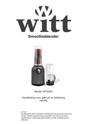 Witt WTG250 Handleiding