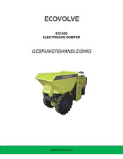 ECOVOLVE ED1500 Gebruikershandleiding