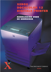 Xerox DocuColor 12 Handleiding Voor De Gebruiker