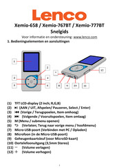 LENCO Xemio-767BT Snelgids
