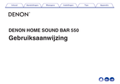 Denon Home 550 Gebruiksaanwijzing