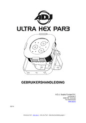 ADJ Ultra Hex Par3 Gebruikershandleiding