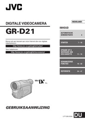 JVC GR-D21 Gebruiksaanwijzing