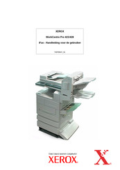 Xerox WorkCentre Pro 423 Handleiding Voor De Gebruiker