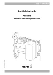 Bosch Nefit TopLine Scheidingsunit 70 kW Installatie-Instructie