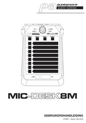 Audiophony PA MIC-DESK8M Gebruikershandleiding