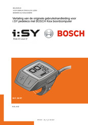 Bosch i:SY S8 F Gebruikshandleiding