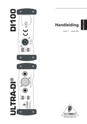 Behringer DI100 Handleiding