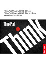 Lenovo ThinkPad Universal USB-C Smart Dock Gebruikershandleiding