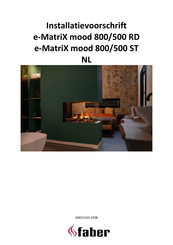 Faber e-MatriX mood 800/500 RD Installatievoorschrift