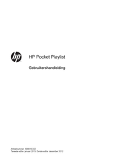 HP Pocket Playlist Gebruikershandleiding