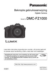 Panasonic Lumix DMC-FZ1000 Beknopte Gebruiksaanwijzing