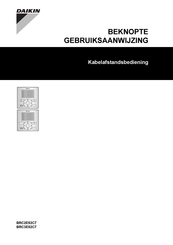 Daikin BRC2E52C7 Beknopte Gebruiksaanwijzing