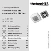 Theben HTS compact office 24V Lux Gebruikershandleiding