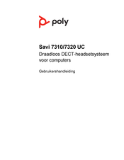 Poly Savi 7310 UC Gebruikershandleiding