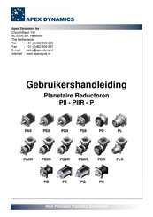 APEX DYNAMICS PL 070 Gebruikershandleiding