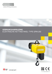 Gis GPM 250 Gebruiksaanwijzing