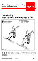 Agria 5400 Handleiding