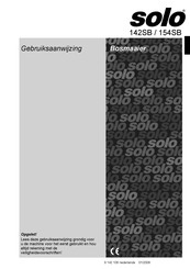 Solo 154SB Gebruiksaanwijzing