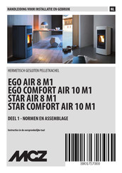 MCZ EGO COMFORT AIR 10 M1 Handleiding Voor Installatie En Gebruik