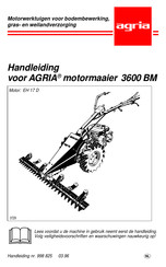 Agria 3600 BM Handleiding