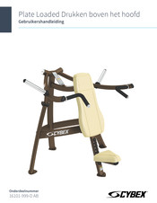 CYBEX Plate Loaded Drukken boven het hoofd Gebruikershandleiding