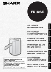 Sharp FU-40SE Gebruiksaanwijzing