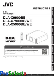 JVC DLA-X9900BE Instructies