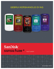 SanDisk sansa fuze+ Gebruikershandleiding