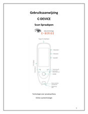 Data Technology C-device Gebruiksaanwijzing