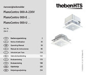 Theben HTS PlanoCentro 000-U Series Gebruikshandleiding